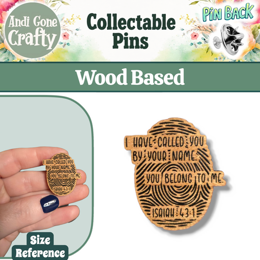 Thumbprint - I have called you by name, you belong to me - JW Pin