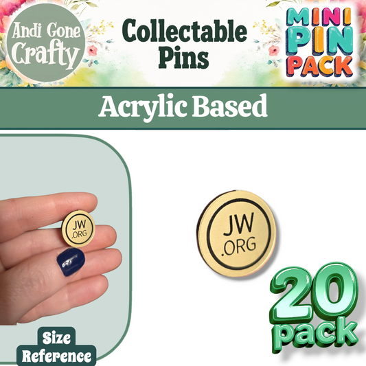 JW.ORG Pin - QTY 20 Pin Pack