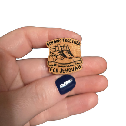 Building Together for Jehovah - Boots - LDC - JW Pin
