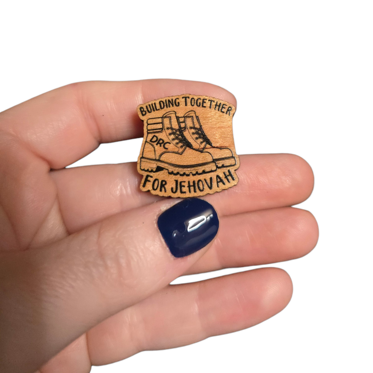 Building Together for Jehovah - Boots - LDC - JW Pin