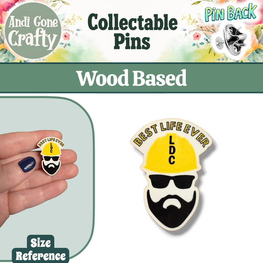 Best Life Ever - Bearded Brother (Steve) - LDC - JW Pin - Full Color