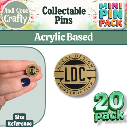 LDC - Qty 20 Mini Pin Pack