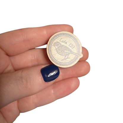 Sparrow Bird - Luke 12:7 - JW Pin