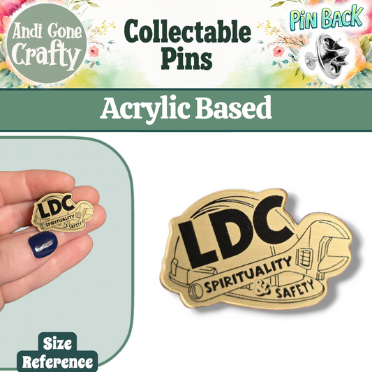 Hard Hat - Safety & Spirituality - LDC - JW Pin