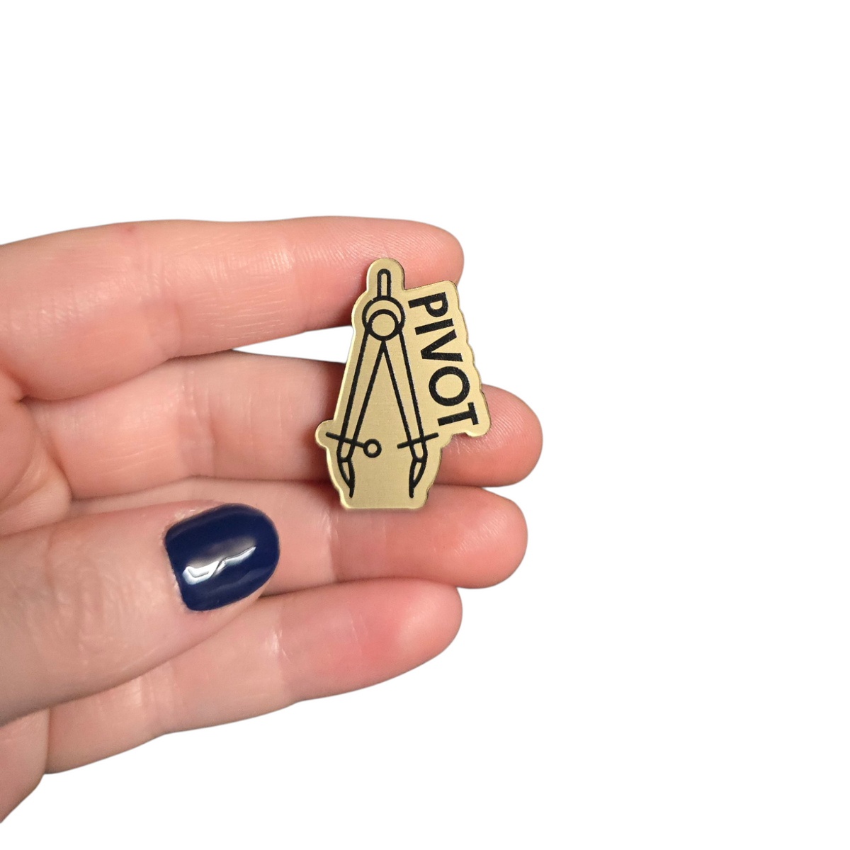 Math Compass - Pivot - JW Department Pin