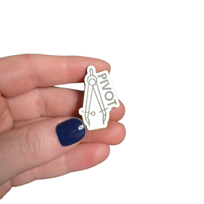 Math Compass - Pivot - JW Department Pin
