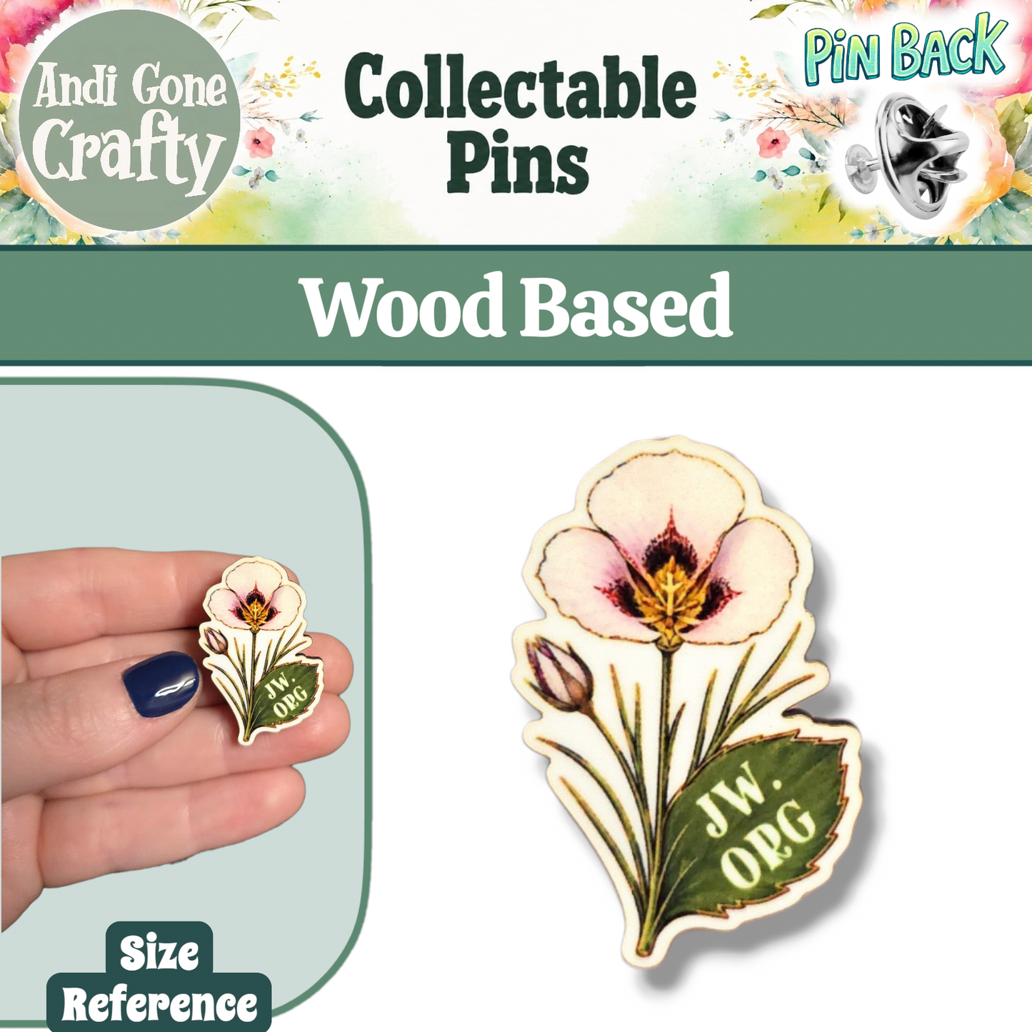 Butterfly Mariposa Lily Flower - JW.ORG - JW Gifts and Souvenirs (Copy)