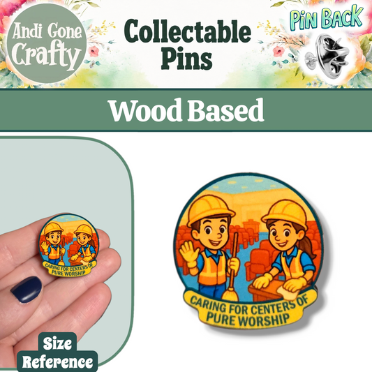 Colorful JW Kids Full PPE Inside Working - JW - LDC Pin