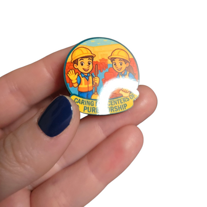 Colorful JW Kids Full PPE Inside Working - JW - LDC Pin