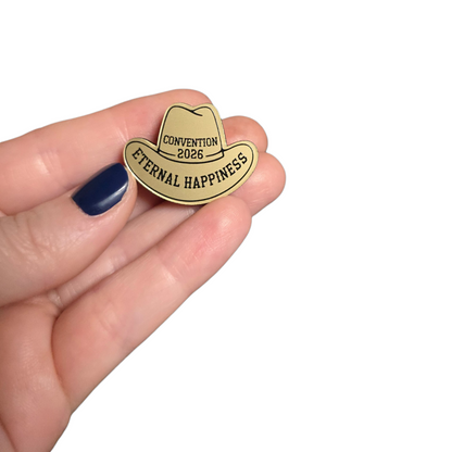 Cowboy Hat - Eternal Happiness - 2026 Convention - JW Pin