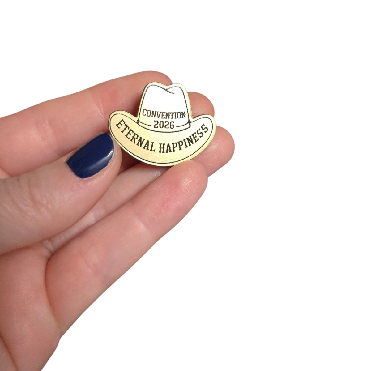 Cowboy Hat - Eternal Happiness - 2026 Convention - JW Pin