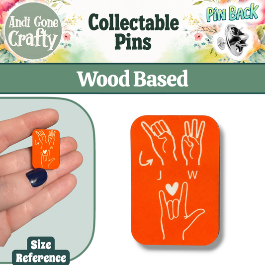 JW.ORG Orange - JW ASL Pin