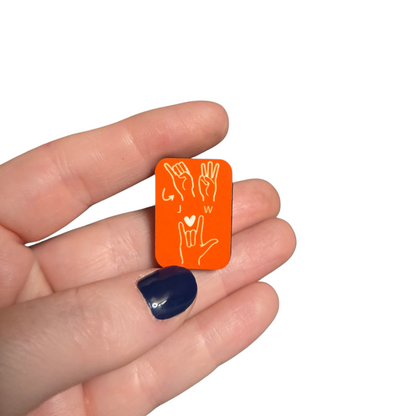 JW.ORG Orange - JW ASL Pin