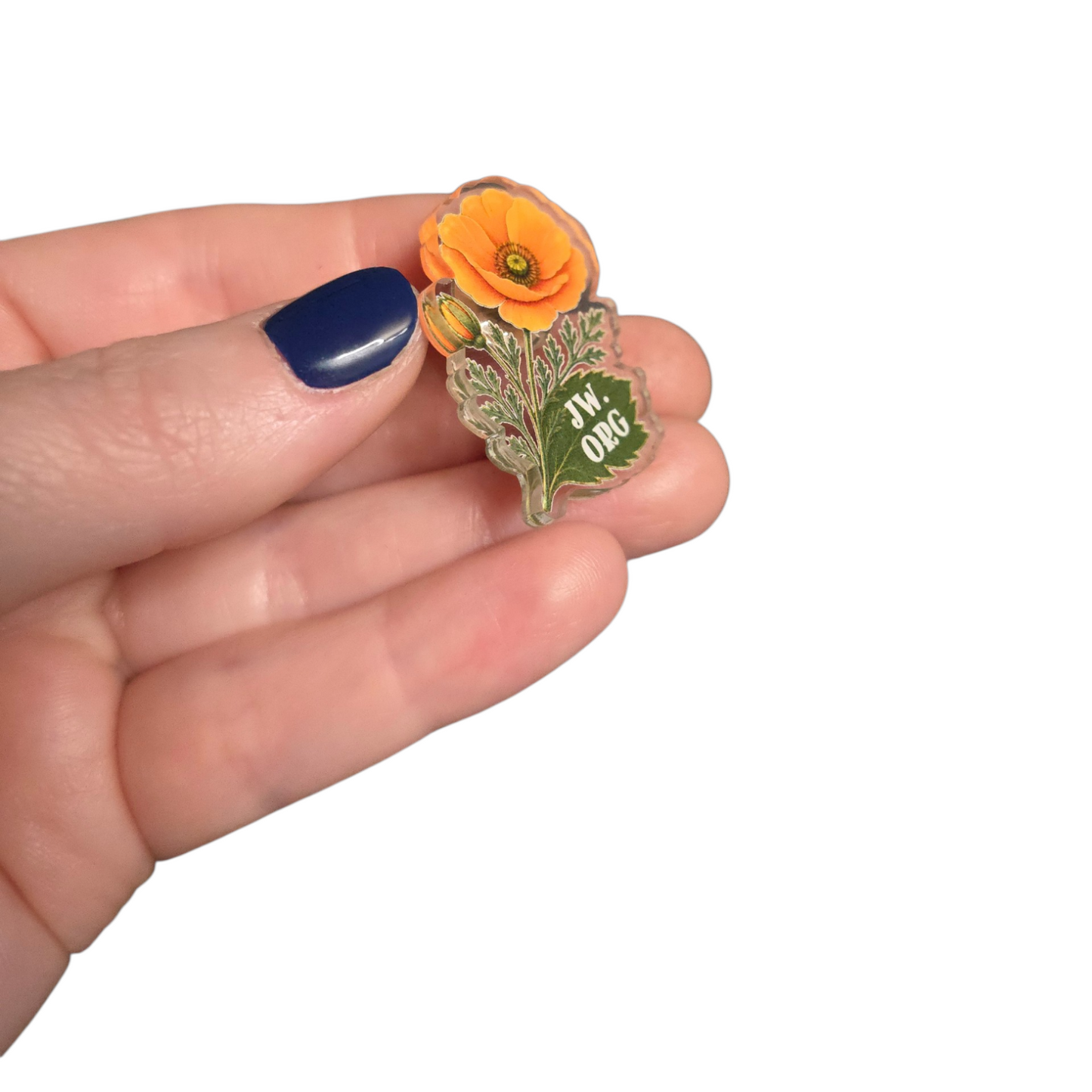 CA Poppy Flower Pin - JW.ORG - JW Gifts and Souvenirs