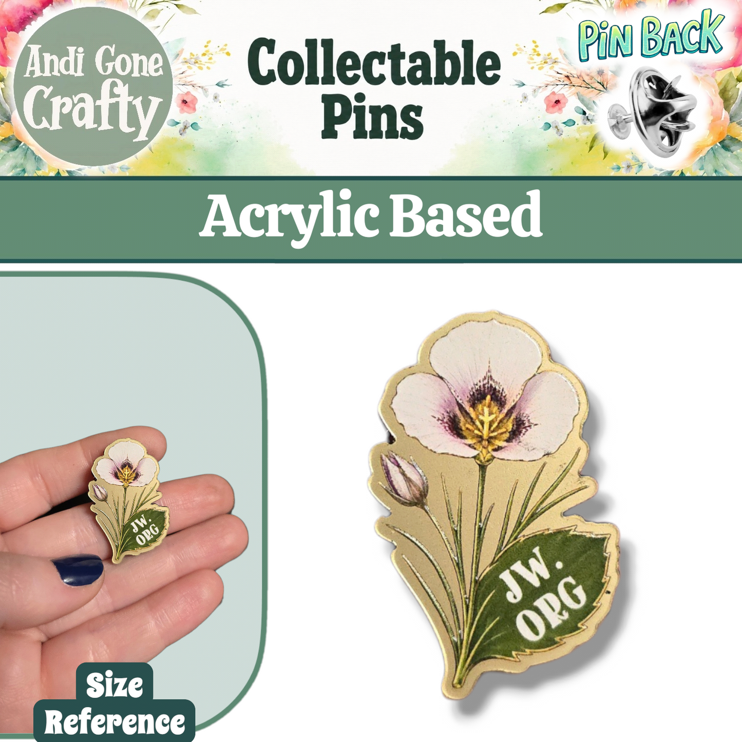 Butterfly Mariposa Lily Flower - JW.ORG - JW Gifts and Souvenirs (Copy)