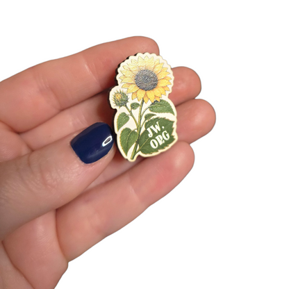 Sunflower Flower Pin - JW.ORG - JW Gifts and Souvenirs