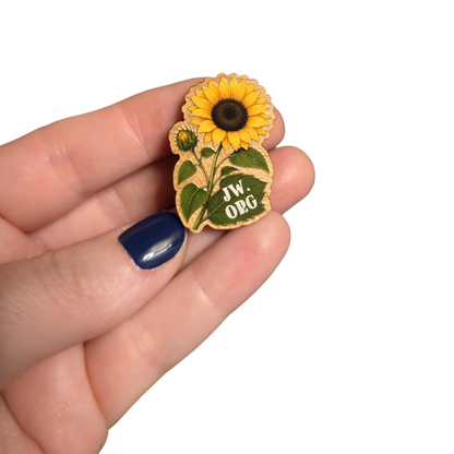 Sunflower Flower Pin - JW.ORG - JW Gifts and Souvenirs
