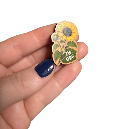 Sunflower Flower Pin - JW.ORG - JW Gifts and Souvenirs