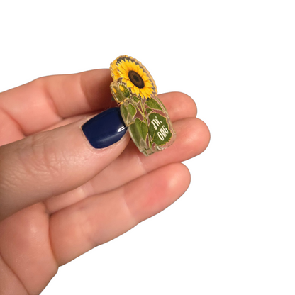 Sunflower Flower Pin - JW.ORG - JW Gifts and Souvenirs