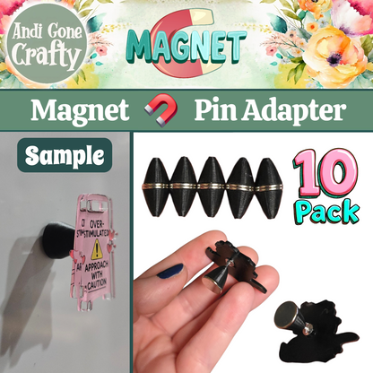 Collectable Pins Fridge Magnet Adapter