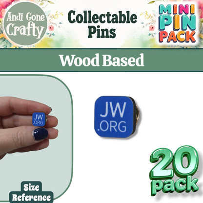 JW.ORG - Qty 20 Mini Pin Pack