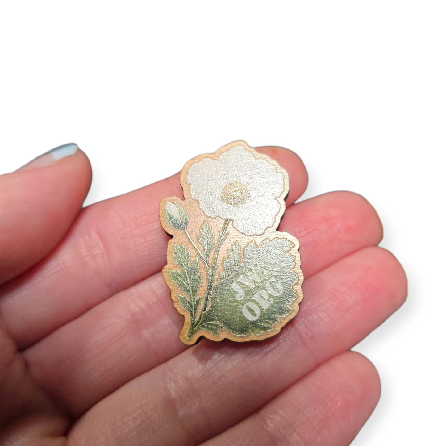 White Prickly Poppy Flower - JW.ORG - JW Gifts and Souvenirs