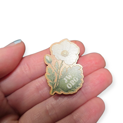 White Prickly Poppy Flower - JW.ORG - JW Gifts and Souvenirs