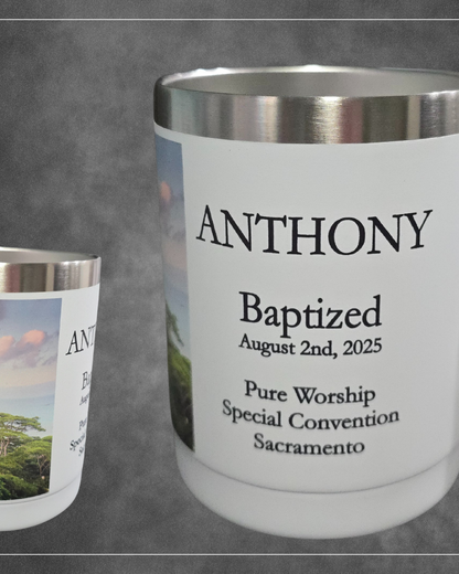 JW Baptism Mug (Stainless Steel or Ceramic)