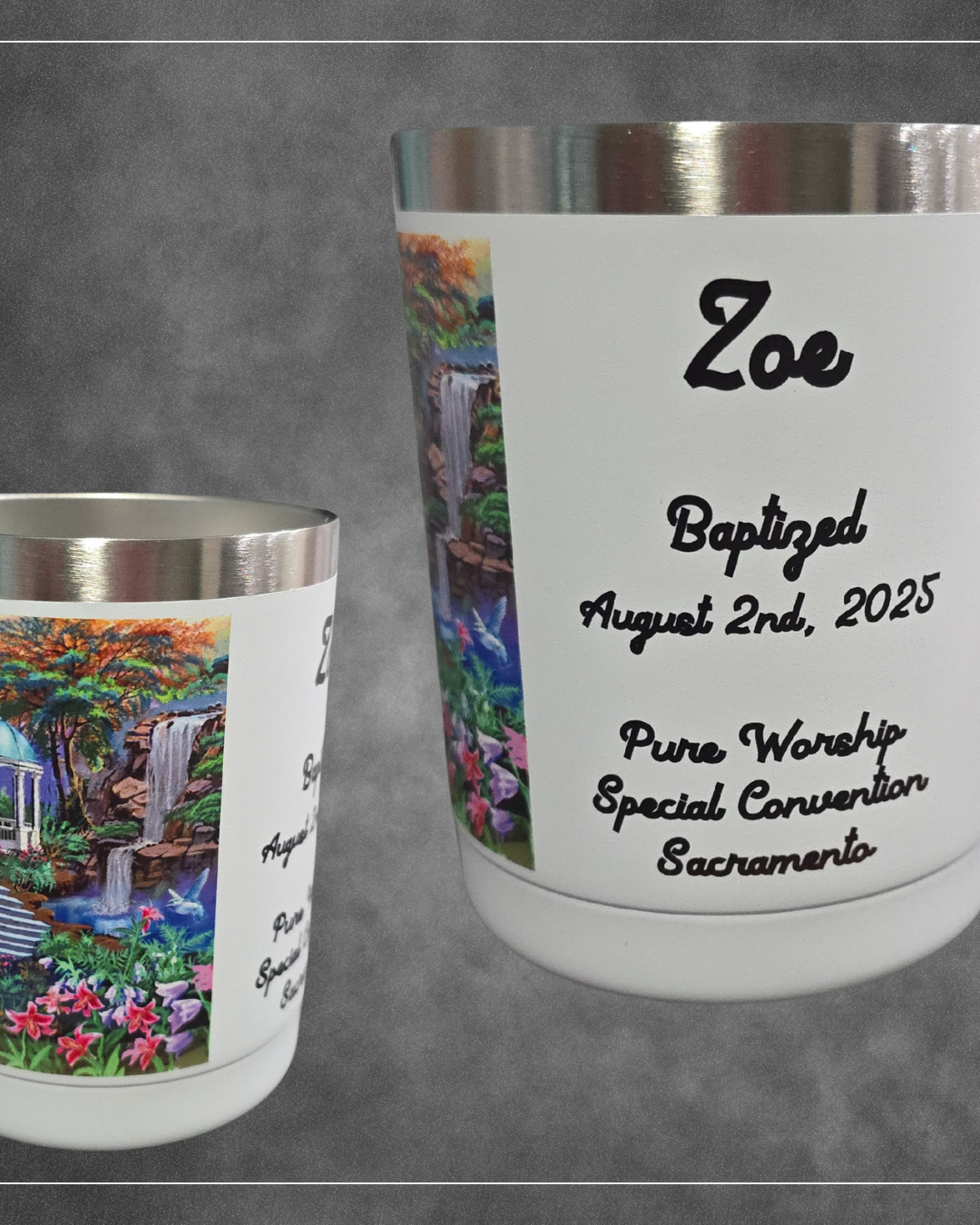 JW Baptism Mug (Stainless Steel or Ceramic)