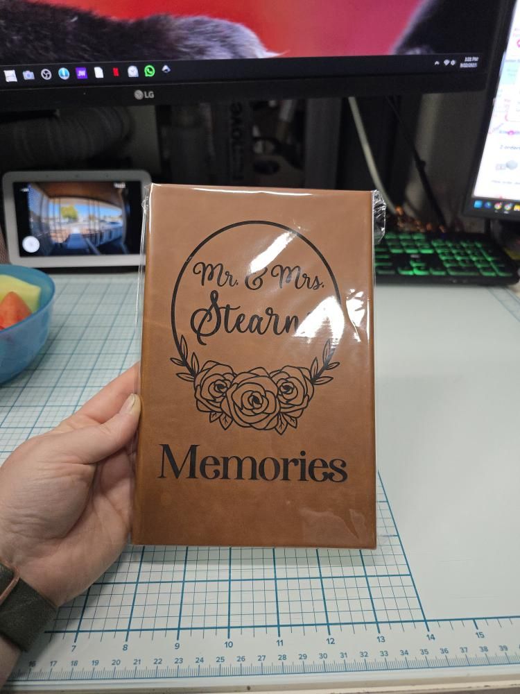 Monogram - Leatherette Memories Notebook