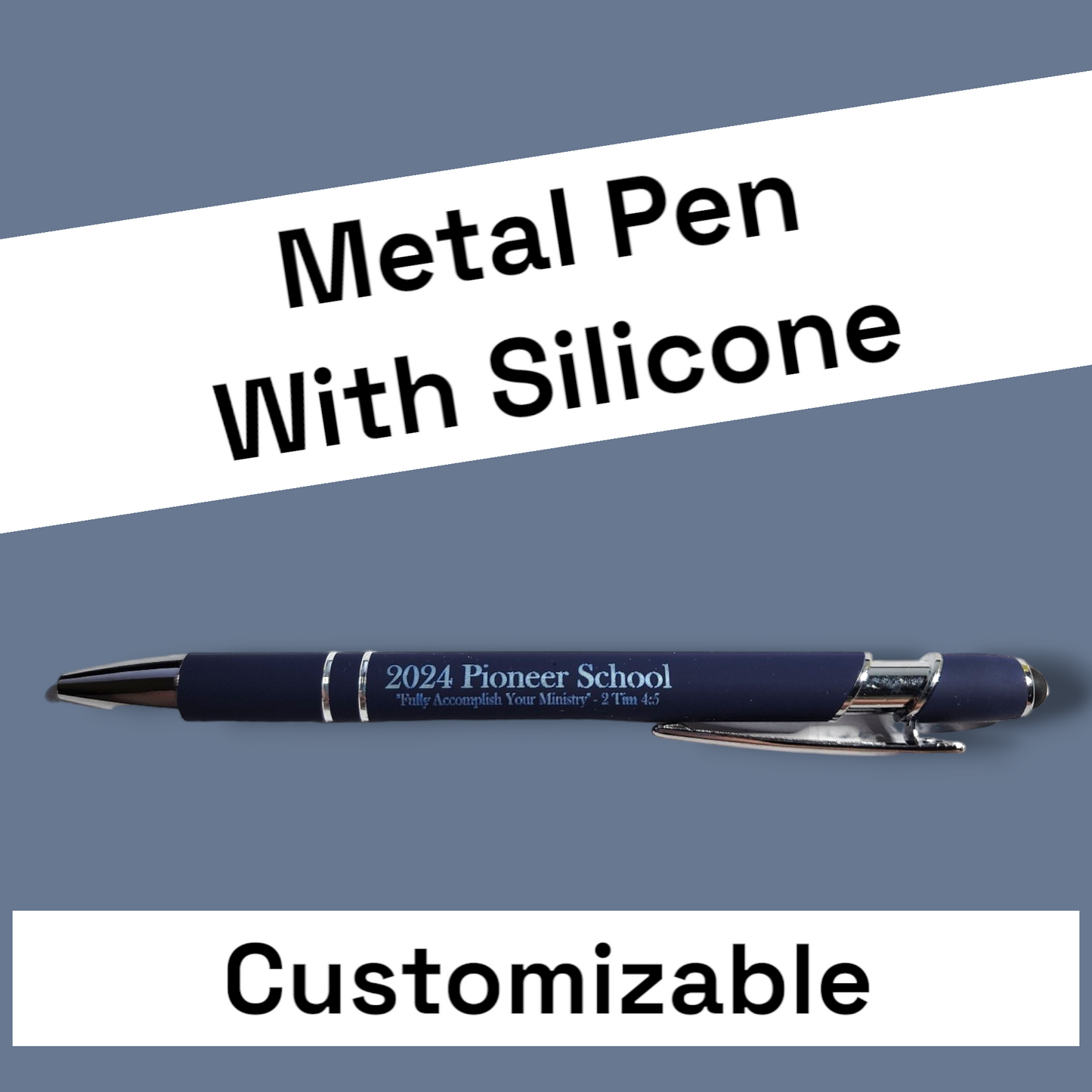 JW Metal Pen - Custom Wording (Up to 2 Lines)