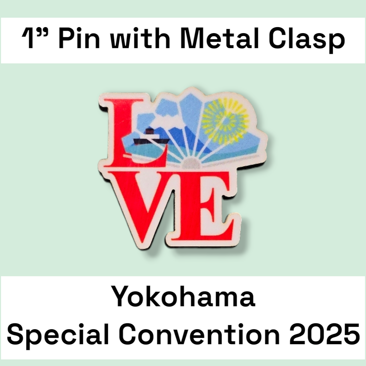 Japan Yokohama - 2025 Special Convention of Jehovah's Witnesses - Pin - JW Gifts and Souvenirs