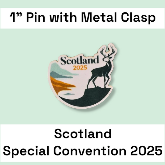 Scotland Glasgow - Pin - 2025 Special Convention of Jehovah's Witnesses - JW Gifts and Souvenirs