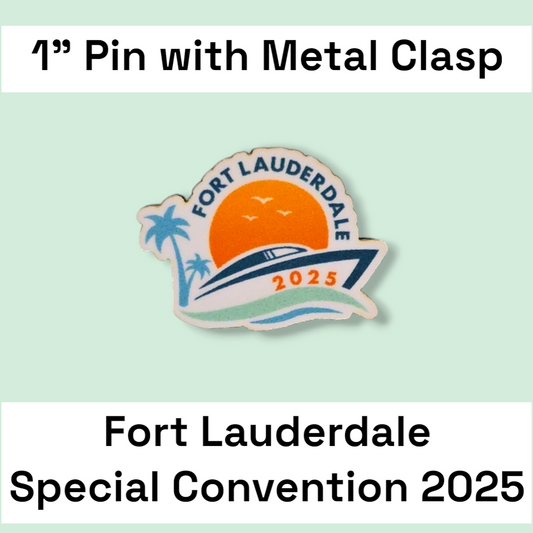 United States Fort Lauderdale (Florida) - Pin - 2025 Special Convention of Jehovah's Witnesses - JW Gifts and Souvenirs