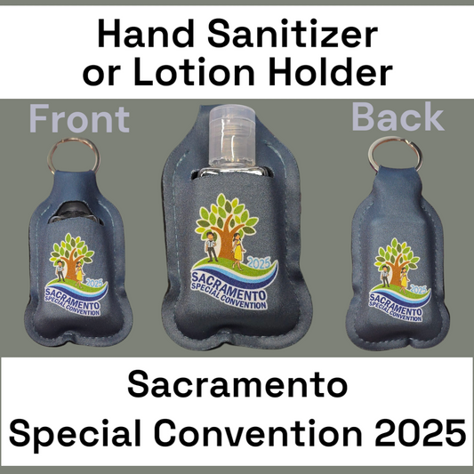 JW Kids - Hand Sanitizer Holder (Filled) - United States Sacramento (California) - 2025 Special Convention of Jehovah's Witnesses - JW Gifts and Souvenirs