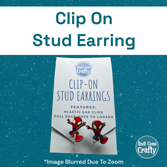 Clip On Earring - Spider Man