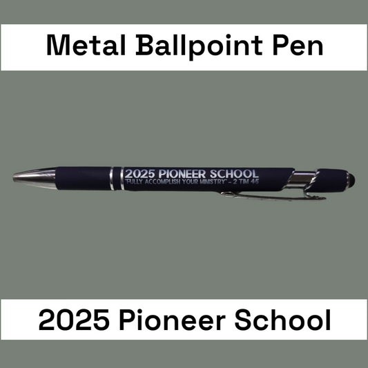 JW Metal Pen - 2025 or Custom Year Pioneer School