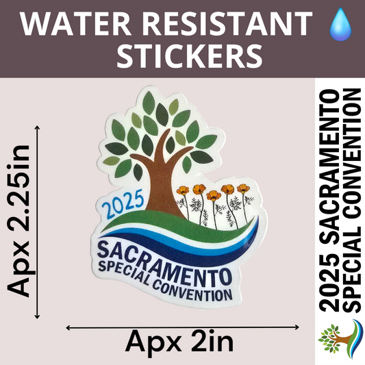 Tree Poppies - Water Resistant Stickers (Bulk Pack of 15 Stickers)