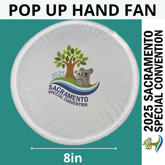 Tree Koala Momma - Sacramento Special Convention - 8in Pop Up Hand Fan