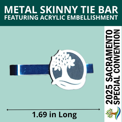 Skinny Tie Bar - Sacramento Tree Logo - Sacramento Special Convention