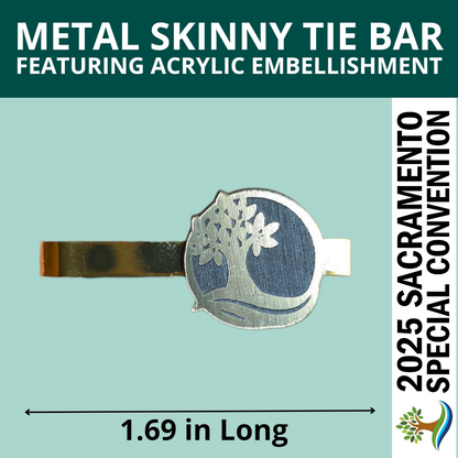 Skinny Tie Bar - Sacramento Tree Logo - Sacramento Special Convention
