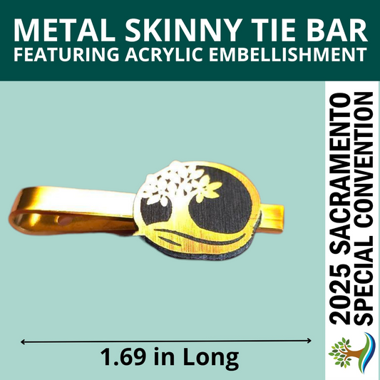 Skinny Tie Bar - Sacramento Tree Logo - Sacramento Special Convention