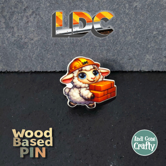 Sheep - Construction Animals - LDC - JW Pin - Full Color