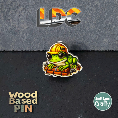 Frog - Construction Animals - LDC - JW Pin - Full Color