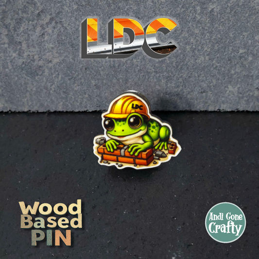 Frog - Construction Animals - LDC - JW Pin - Full Color