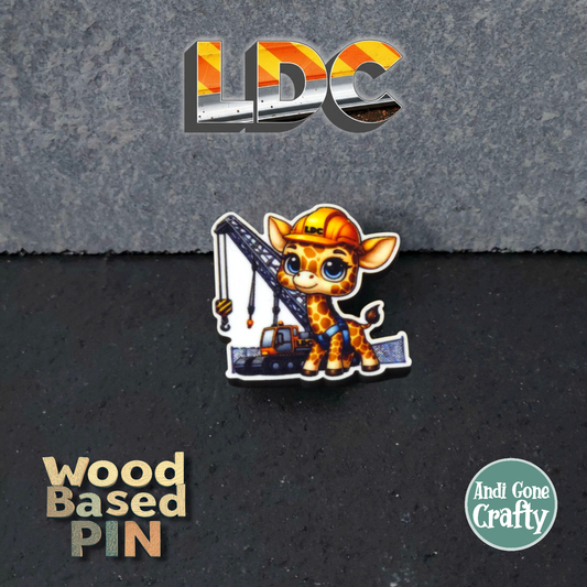 Giraffe - Construction Animals - LDC - JW Pin - Full Color