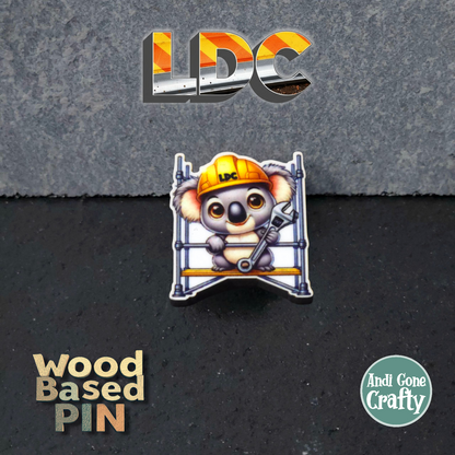 Koala - Construction Animals - LDC - JW Pin - Full Color