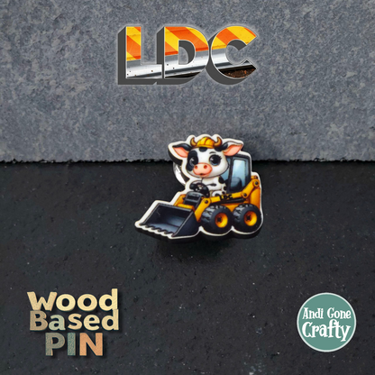 Cow - Construction Animals - LDC - JW Pin - Full Color