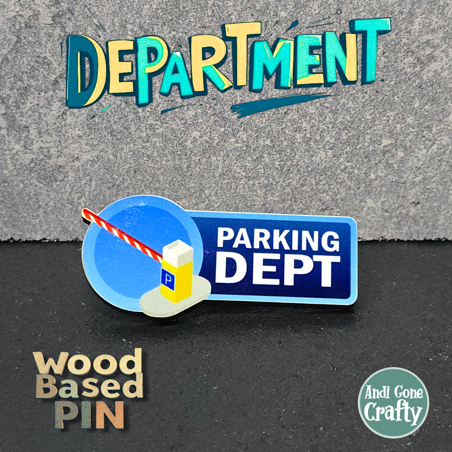 Gate - Parking - JW Department Pin