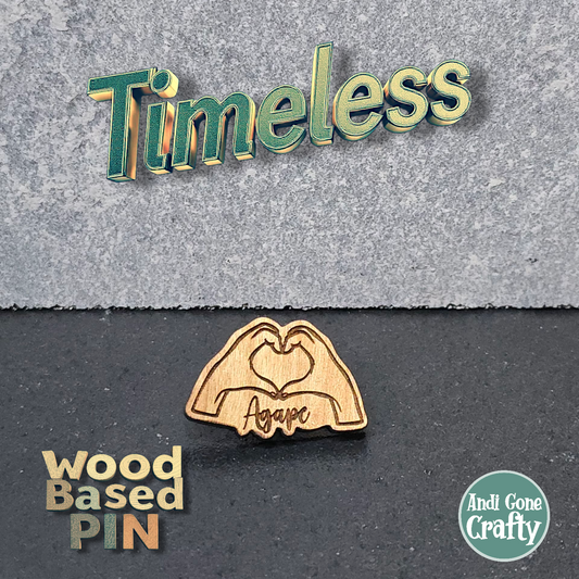 Agape - Hands Heart - JW Pin